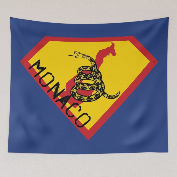 Item preview, Monegasque SHIELD - Freedom Is The Superpower - Gadsden Snake Flag - Dont Tread On Me SUPERHERO MONACO spellout design designed and sold by pelagio.