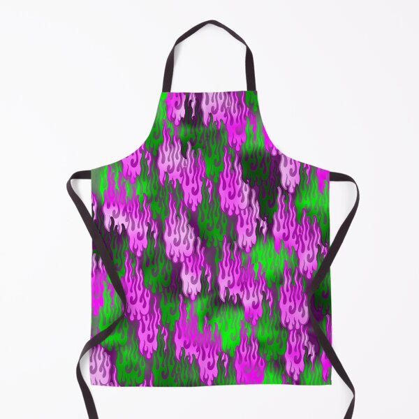 Item preview, pink and green flame pattern designed and sold by JVNS.