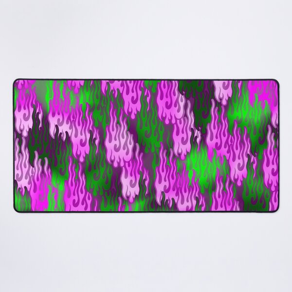 Item preview, pink and green flame pattern designed and sold by JVNS.
