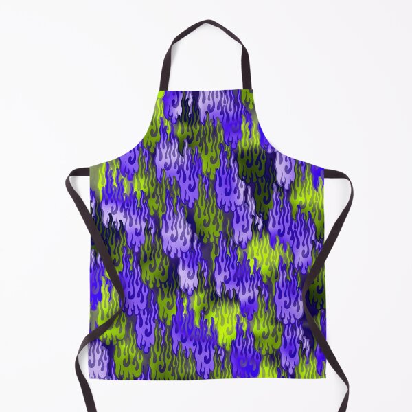 Item preview, blue and yellow flame pattern designed and sold by JVNS.