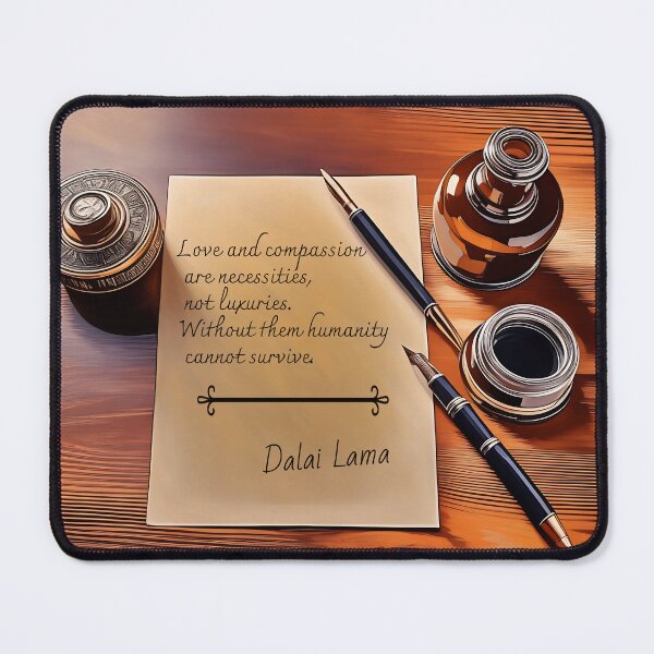 Item preview, Dalai Lama Quote - love and compassion  designed and sold by ArtPixs.
