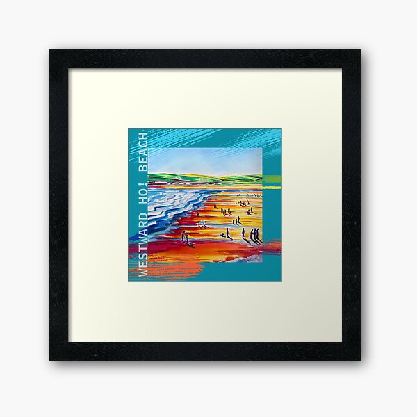 Vista previa del artículo con la obra «¡HACIA EL OESTE! PLAYA», diseñado y vendido por SuzanneField79.