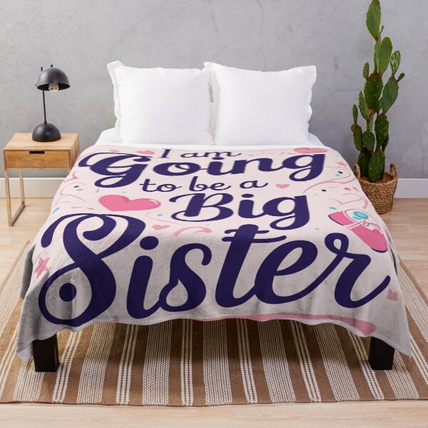Item preview, Big Sister Announcement T-Shirt - Cute & Colorful Sibling Reveal Outfit for Girls designed and sold by racailleur.