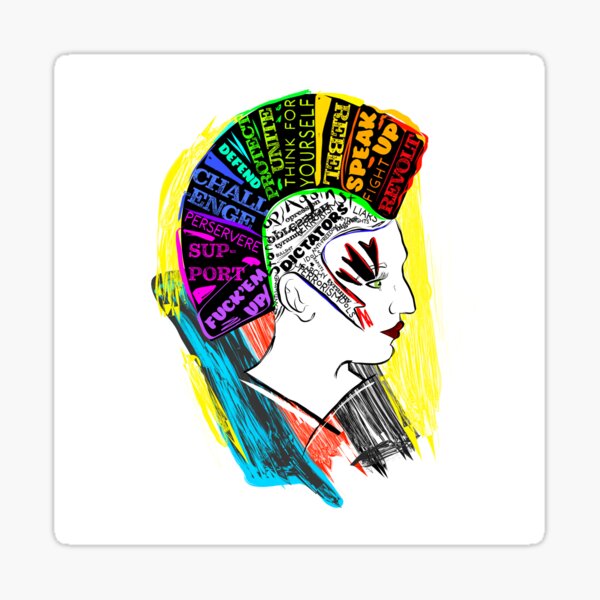Aperçu de l'œuvre Punk créée et vendue par BewareOfArtists_byleah.