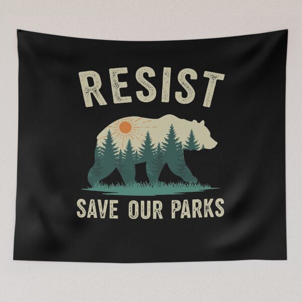 Item preview, Resist Save Our Parks designed and sold by varioarts.