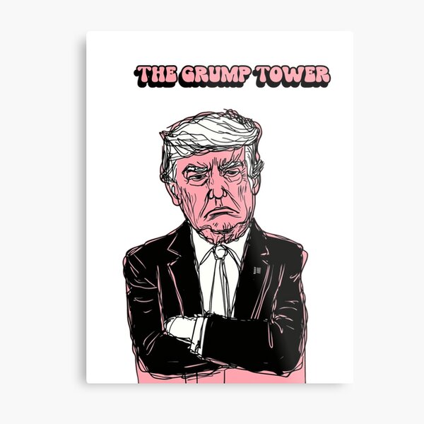 Item preview, The grump tower. Quirky, Goofy, fun artwork by wonkydoodleink designed and sold by wonkydoodleink.
