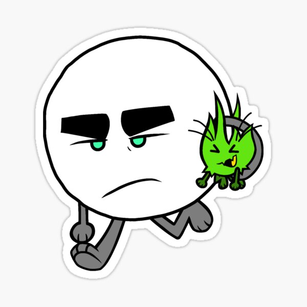 Snowball and Grassy Sticker