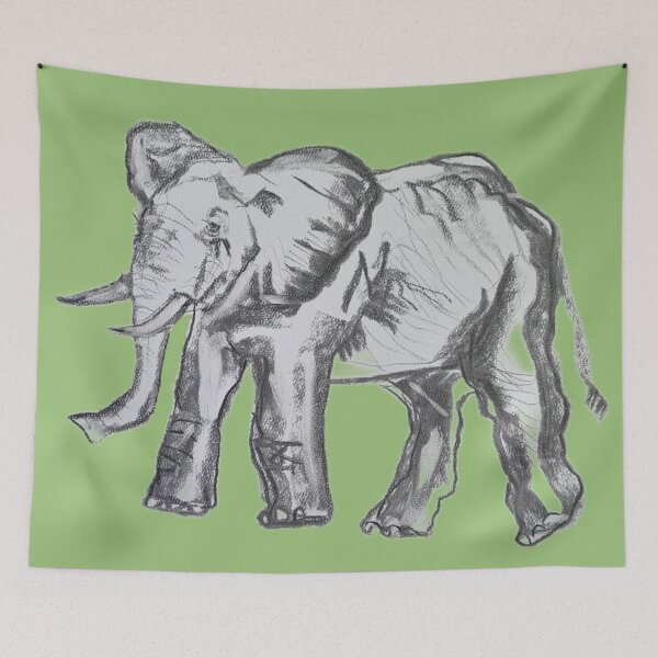 Item preview, The elephant in the room designed and sold by Liz HL Art Shop.
