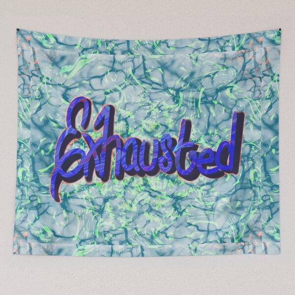 Item preview, Exhausted – Psychedelic Overload designed and sold by aadventures.