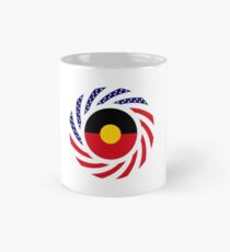 Australian Aboriginal American Multinational Patriot Flag Series Classic Mug