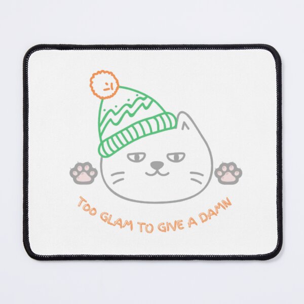 Item preview, Ice Queen Cat: Too Glam to Give a Damn – Sassy Feline Art with Attitude designed and sold by ShadeShard.