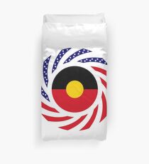Australian Aboriginal American Multinational Patriot Flag Series Duvet Cover