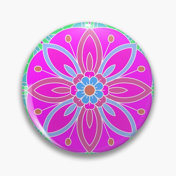 Item preview, Flower mandala design  designed and sold by MindfulArtSandy.