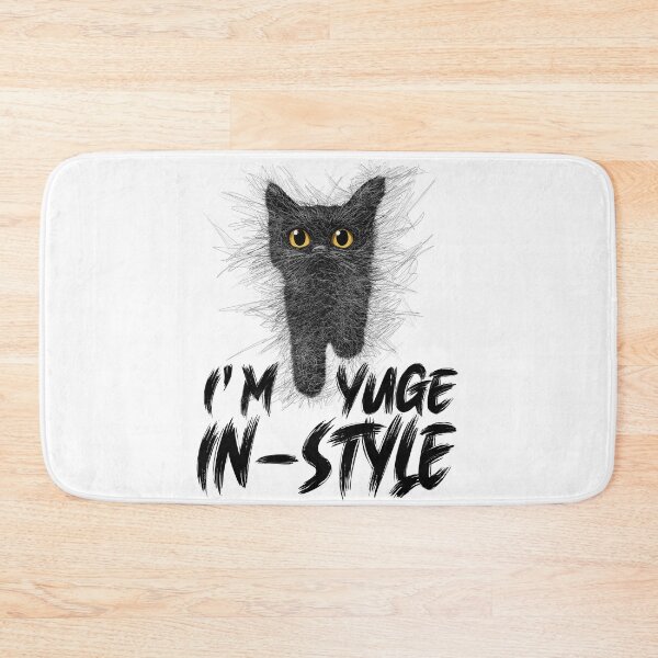 Item preview, Whimsical Midnight Feline Purrfectly Yuge in Style designed and sold by Rocky Mountain Artistry.