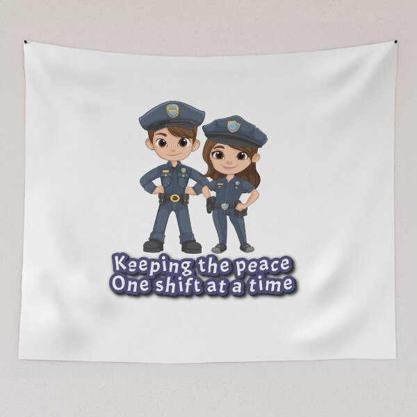 Item preview, Keeping the peace, one shift at a time designed and sold by RahRahsCreation.