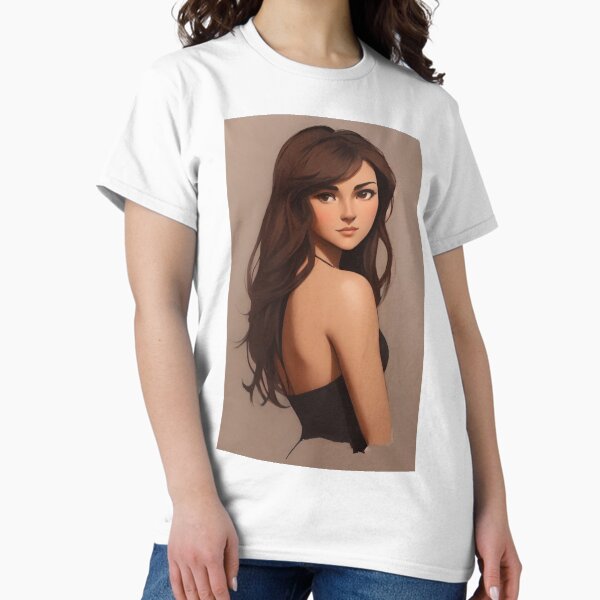 Item preview, Cute girl, Art Print designed and sold by Lezabound.