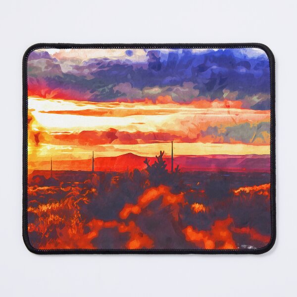 Item preview, Fiery New Mexico Sunset designed and sold by InspireSticker.