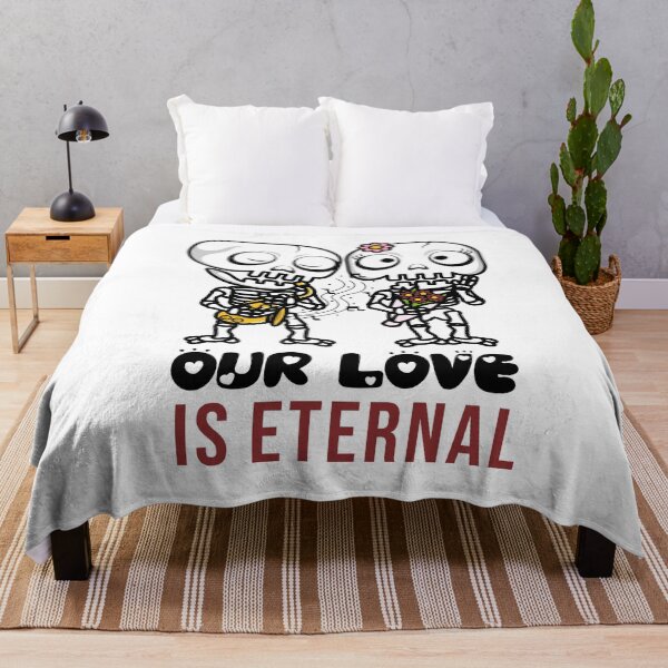 Item preview, Our Love Is Eternal - Skeleton Couple Art designed and sold by lojadpop.