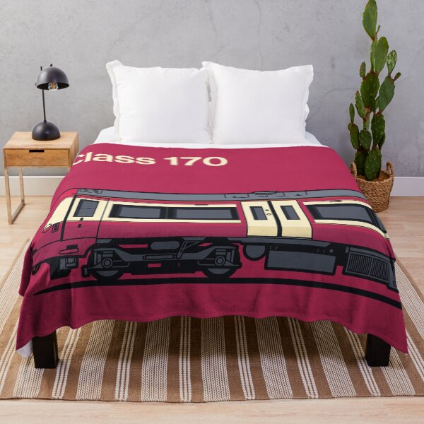 Item preview, Class 170 Burgundy Train Side England UK designed and sold by VoodooCircus.