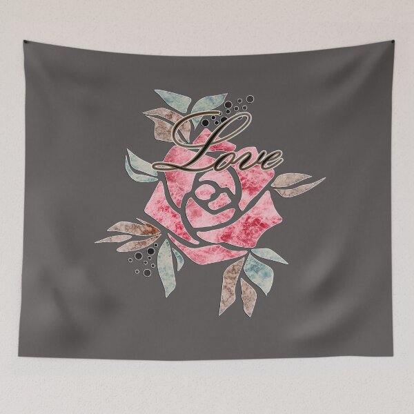 Item preview, Rose with inscription *Love* designed and sold by fuzzyfox.