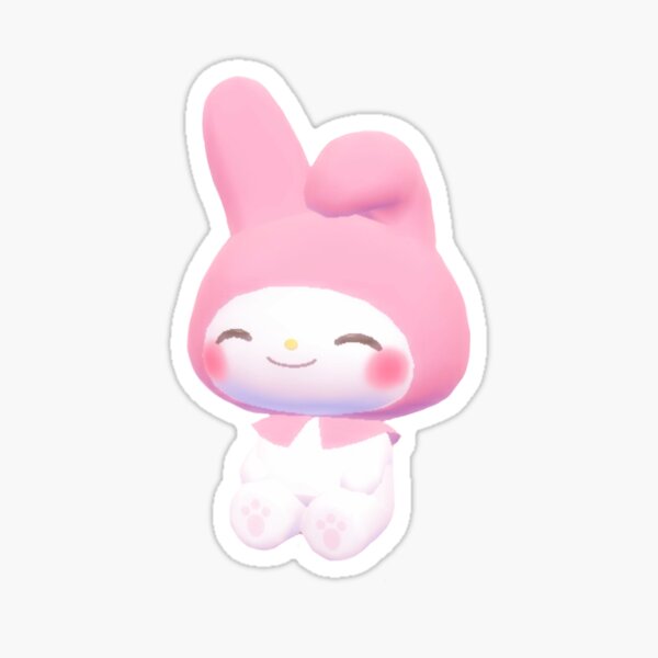 Item preview, 3D My Melody Sanrio Sticker designed and sold by mothartistry.