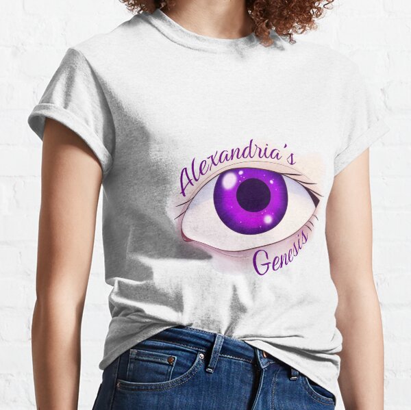 Vista previa del artículo con la obra «Génesis de Alejandría - Ojo morado», diseñado y vendido por To The Bottom Of This!.
