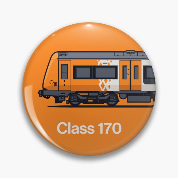 Item preview, Class 170 Tangerine Train Side England UK designed and sold by VoodooCircus.