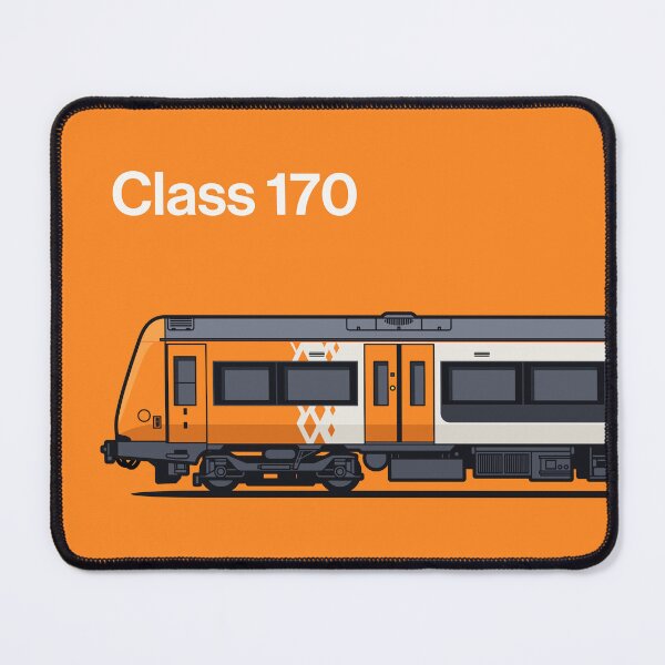 Item preview, Class 170 Tangerine Train Side England UK designed and sold by VoodooCircus.