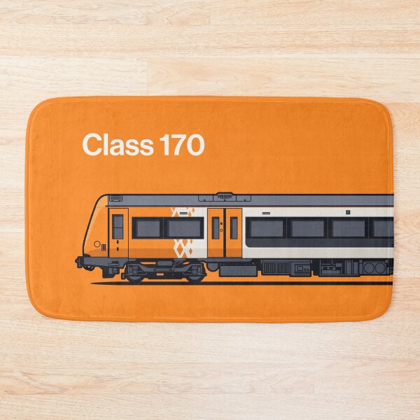 Item preview, Class 170 Tangerine Train Side England UK designed and sold by VoodooCircus.