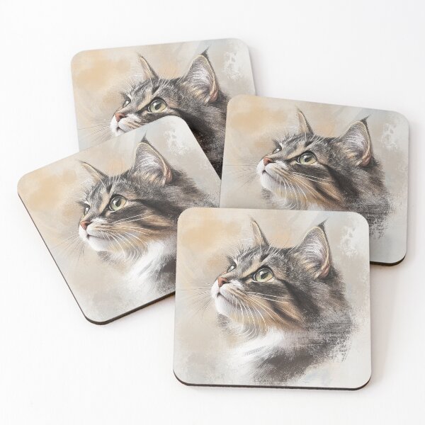 Item preview, Realistic Artistic Cat Sketch designed and sold by WinfinityStudio.