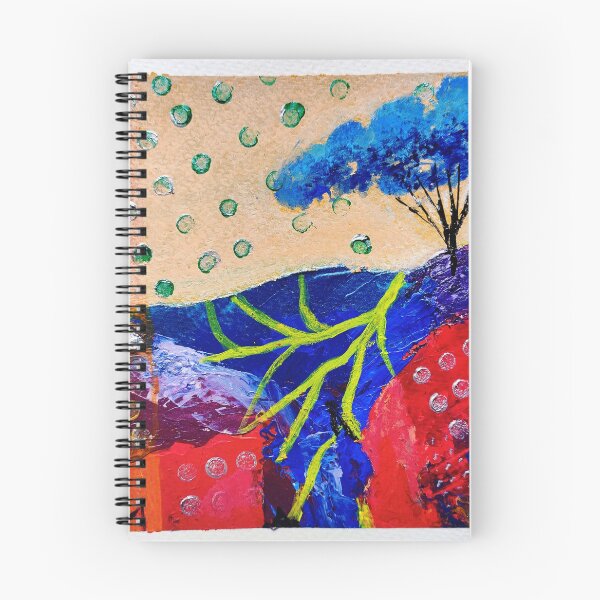 Item preview, Surreal Landscape: Blue Tree with Silver Accents designed and sold by diptarka07.