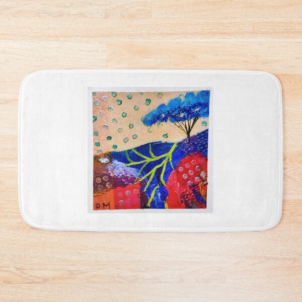 Item preview, Surreal Landscape: Blue Tree with Silver Accents designed and sold by diptarka07.