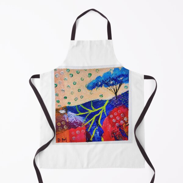 Item preview, Surreal Landscape: Blue Tree with Silver Accents designed and sold by diptarka07.