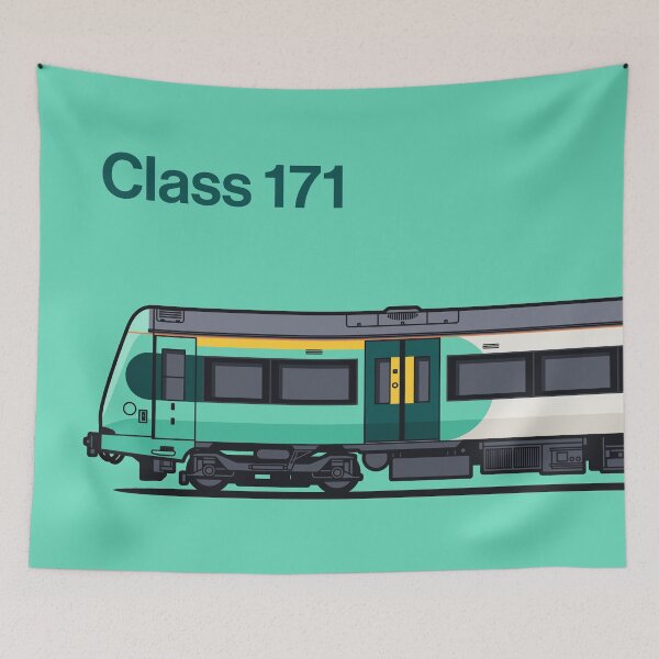 Item preview, Class 171 Mint Train Side England UK designed and sold by VoodooCircus.