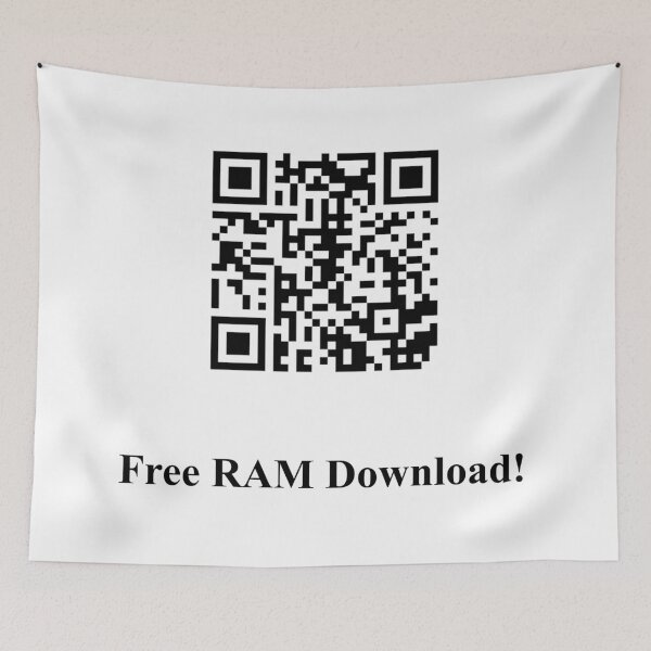 Item preview, Free Ram Download Link (a.k.a rickroll) designed and sold by Unworkmanlike Designs.