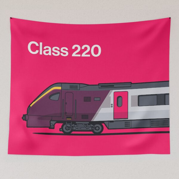 Item preview, Class 220 Train Side England UK designed and sold by VoodooCircus.