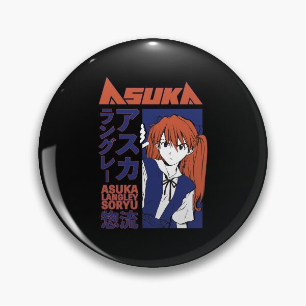 Item preview, Asuka Langley Eva Japanese Aesthetics Red Blue designed and sold by JenniferTroutii.