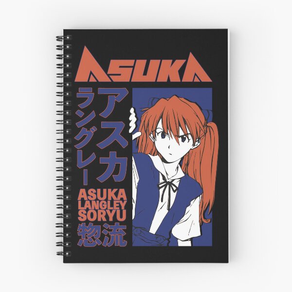 Item preview, Asuka Langley Eva Japanese Aesthetics Red Blue designed and sold by JenniferTroutii.