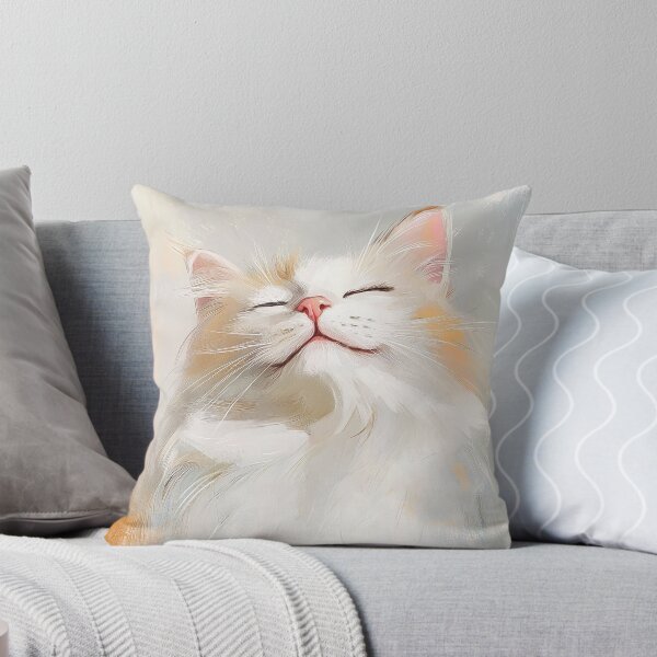 Item preview, Blissful Smiling Cat  designed and sold by WinfinityStudio.