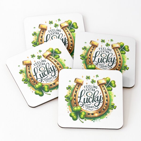 Item preview, Feeling Extra Lucky Today - Fun St. Patrick’s Day Shamrock Design designed and sold by My Joyful Charm Store.