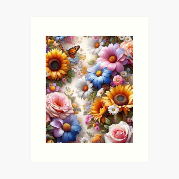 Aperçu de l'œuvre Fleurs créée et vendue par Every Knee.