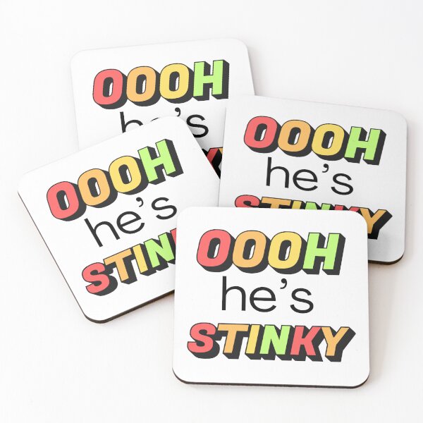 Artikelvorschau, Oooh, er ist STINKY Aufkleber entworfen und verkauft von Unworkmanlike Designs.