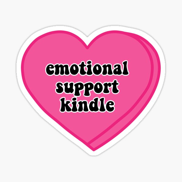 Item preview, Emotional support kindle designed and sold by natratthebrat.