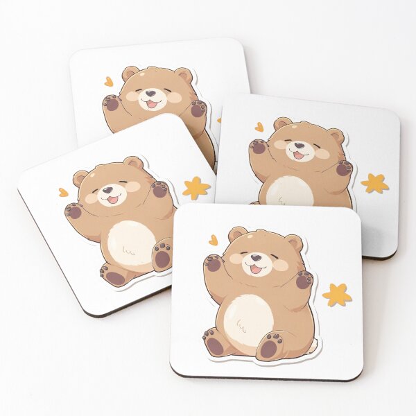 Item preview,  cute bear sticker Kwai designed and sold by Wildtastic .