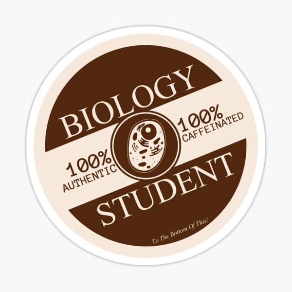 Item preview, Biology Student: Coffee Label designed and sold by To The Bottom Of This!.
