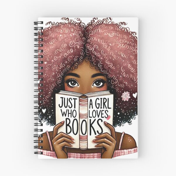 Item preview, African American, Just a girl who loves books African American  designed and sold by vectcd.
