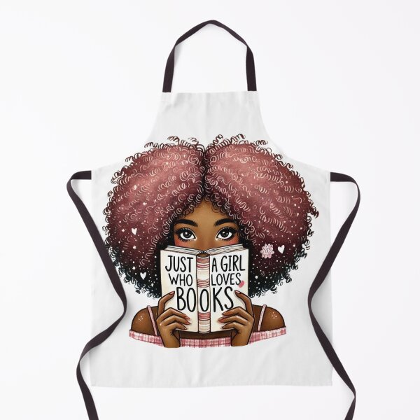 Item preview, African American, Just a girl who loves books African American  designed and sold by vectcd.