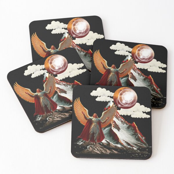 Item preview, Archangel in the Mountain in Full Armor designed and sold by DivineHaven.