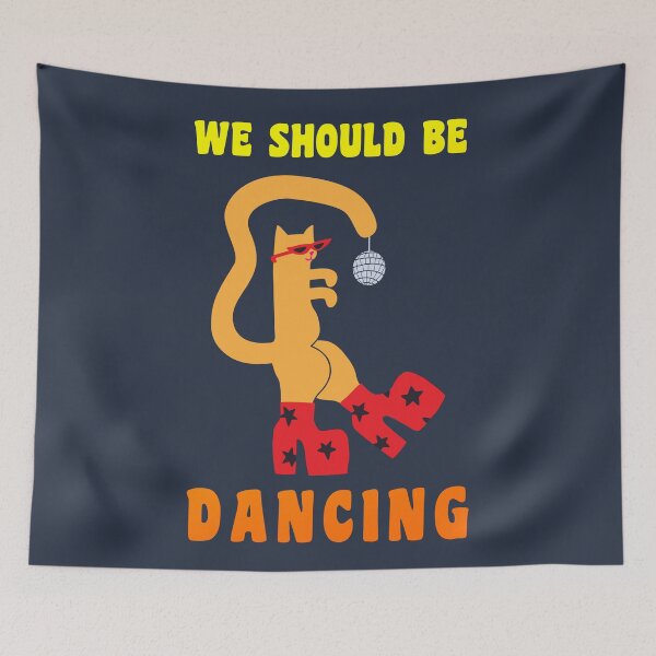 Item preview, Disco Cat: We Should Be Dancing designed and sold by pineconebutter.