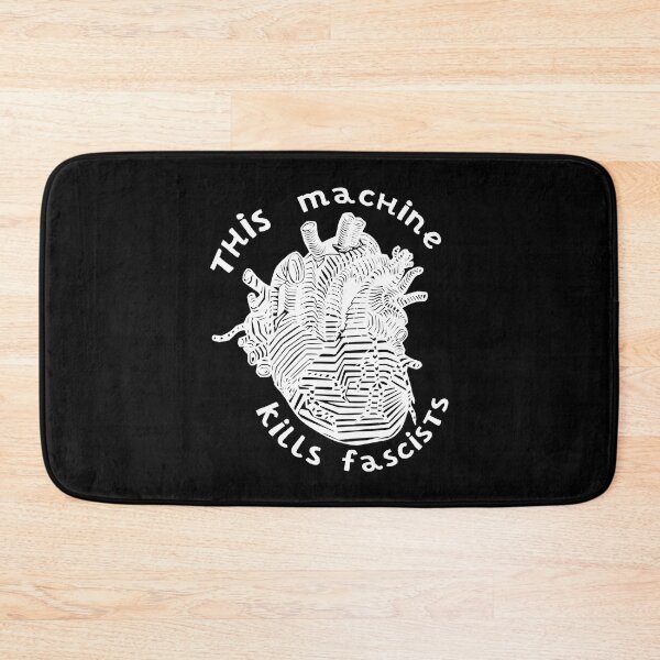 Item preview, This Machine Kills Fascists (Monochrome White) designed and sold by InkThinkArt.